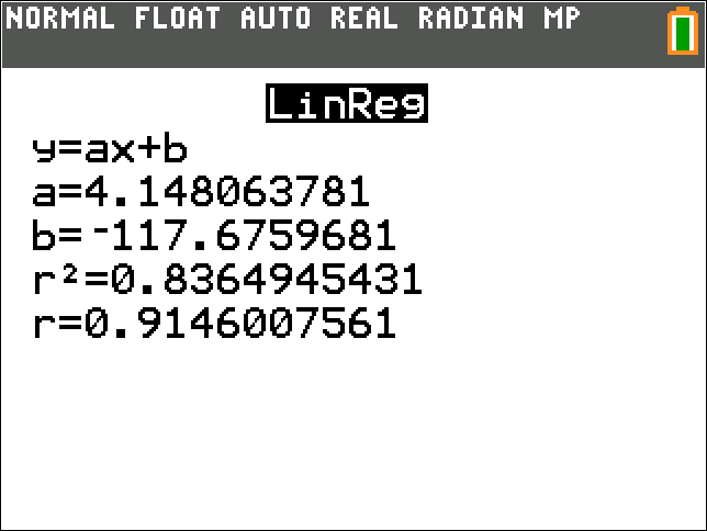 Calculator screen