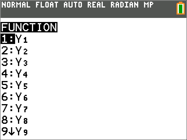 Calculator screen