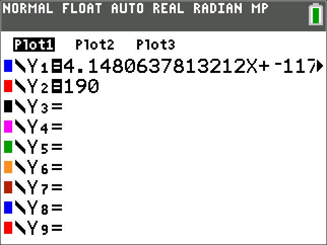 Calculator screen